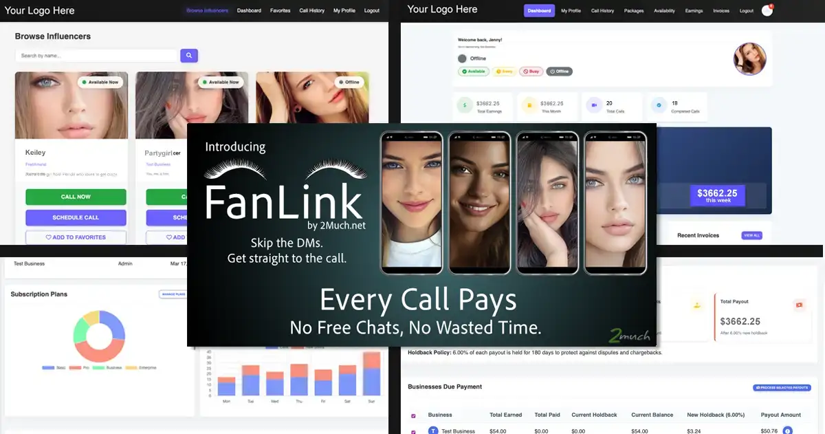 FanLink Business Dashboard with Analytics